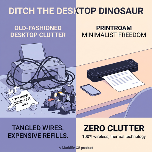 PrintRoam™ Wireless A4 Thermal Printer